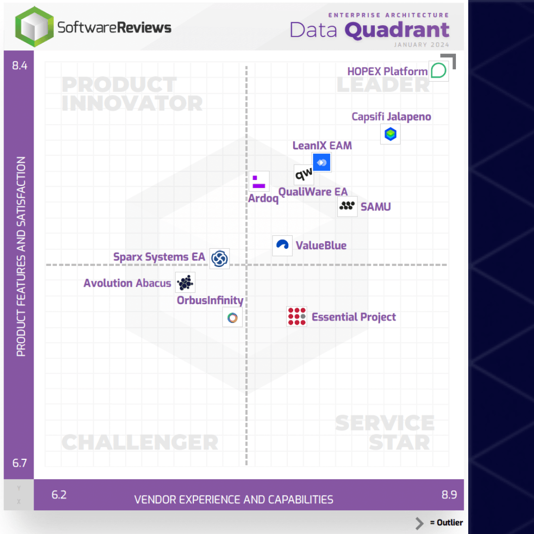 Data Quadrant 2024 by Software Reviews